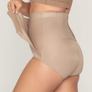 High-Waisted Firm Compression Postpartum Panty with Belly Wrap