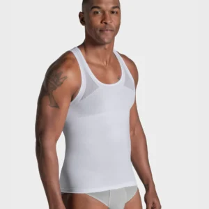 Crew neck seamless compression tank